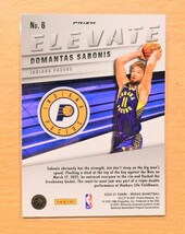 DOMANTAS SABONIS (ドマンタス・サボニス) 2020-21 MOSAIC PRIZM トレーディングカード 【NBA,PACERS,インディアナペイサーズ】_画像2