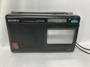 SONY ソニー カード式ラジオ ICF-M500 2BAND FM/AM SYNTHESIZED RECEIVER カード付 動作品 中古[16025