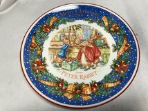 WEDGEWOOD ウェッジウッド PETER RABBIT ピーターラビット クリスマスプレート 2001 箱付き 保管品[16156_画像2