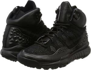 ○NIKE LUPINEK FLYKNIT BLACK　ナイキ ルピネク 　US8/JP25 　［862512-001］