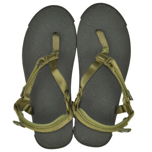 〇SHAKA SANDALS　SLACKLINE BFシャカサンダル　スラックラインBF ARMY US5　JP23　（大きめ、24相当）アウトソール実寸　25.3㎝×10㎝