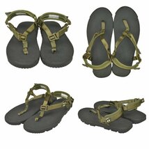 〇SHAKA SANDALS　SLACKLINE BFシャカサンダル　スラックラインBF ARMY US5　JP23　（大きめ、24相当）アウトソール実寸　25.3㎝×10㎝_画像2