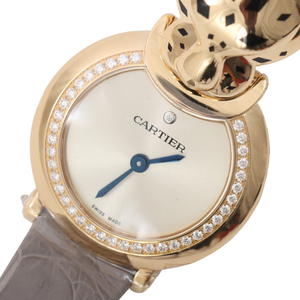 カルティエ Cartier パンテール ドゥ カルティエ ウォッチ HPI01297 パンサー 金無垢 ダイヤ クォーツ レディース 腕時計 中古