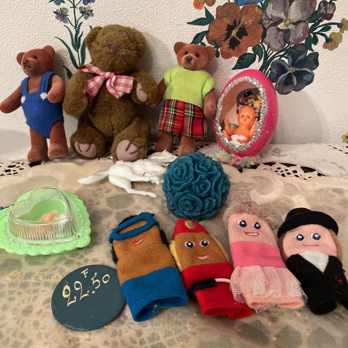 格安新品 ドイツアンティーク セルロイド フェイス ドール テディ