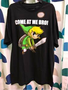 US購入 新品 ゼルダの伝説 Tシャツ L ゼルダ ZELDA リンク Link 任天堂 Nintendo ゲーム レトロ