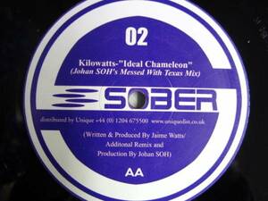 12inch KILOWATTS / Ideal Chameleon / SOBER MUSIC 5枚以上で送料無料