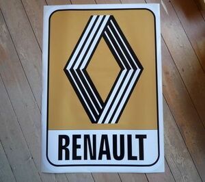 送料無料 ルノー Renault 1972 180mm ステッカー