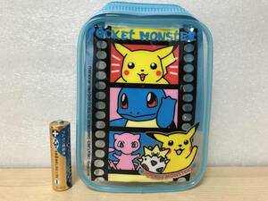 激レア ポケットモンスター ポケモン ビニールポーチ 未使用品 JR企画 水色