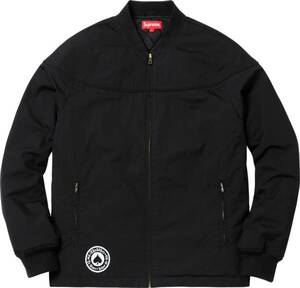 新品 未使用 国内正規品 ◆ Supreme 17ss Thrasher Poplin Crew Jacket 黒 サイズS ◆