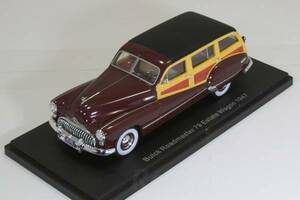 ネオ NEO 1/43 Buick ロードマスター 79 エステートワゴン ダークレッド Roadmaster 79 Estate Wagon Dark Red Wood Optics