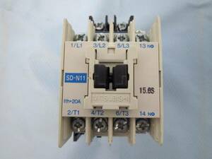 マグネットスイッチ 標準形電磁接触器 SD-N11(非可逆式直流操作電磁接触器) DC24V
