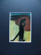 送料無料、希少画集画、高級新品額・額装付、猫 ネコ ねこ cat、絵画 油彩画 動物画、68_画像3
