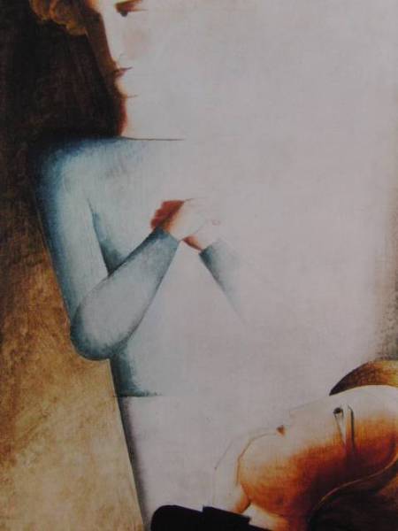 奥斯卡·施莱默, [理想主义], 海外版, 极其罕见, 全部内容, 新品带框架, 盐, 艺术品, 绘画, 肖像