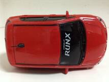 トヨタ カローラ ランクス X 121 124 前期型 2001年式 ドライブタウン チョロQタイプ プルバックカー ミニカー カラーサンプル 色見本 赤_画像3