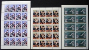 * classical theatre stamp seat * bunraku *20 jpy 2 kind each 20 sheets +50 jpy 10 sheets *