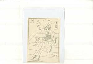  circle tail end wide [ young lady .]. made illustration inspection . made original picture cell picture woodcut 