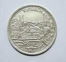 銀貨　1986 Zurich ZWEITAUSEND　スイス　TIGURUM　重さ14ｇ　共箱付き　レターパックプラス可 1109P3h_画像4