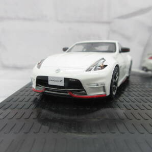 ミニカー 1/43 日産 フェアレディZ Z34 ニスモ FAIRLADYZ NISMO ブリリアントホワイトパール ディーラー正規品 モデルカーの画像3