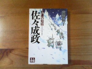 A／悲運の宰相　佐々成政　遠藤和子　人物文庫