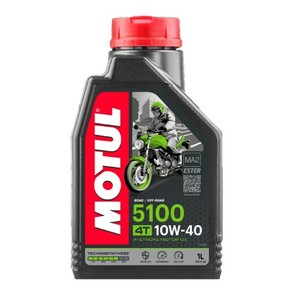 ●送料無料● 国内正規品 モチュール 5100 10W40 1L×1缶 API SN/JASO MA2 化学合成油 MOTUL エンジンオイル 2輪 4スト 10w-40