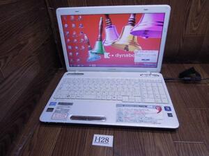 ☆Ｈ28☆ホワイトデザイン★Core i5★650Gハードディスク★メモリ4GB★DVDRWマルチ★無線ＬＡＮ★東芝15液晶ノートPC☆DynaBookT351/46CW