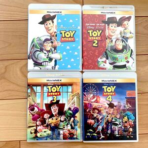 トイストーリー ブルーレイ全作セット 本編ブルーレイ + 純正ケース 4本 新品未再生 ディズニー ピクサー Blu-ray