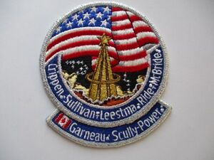 【送料無料】80s スペースシャトル計画『STS-41-G』チャレンジャー刺繍ワッペン/パッチUSアップリケ宇宙飛行士 スペースシャトル宇宙船 U4