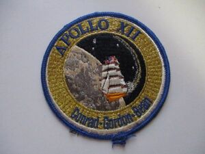 【中古】【送料無料】80s アポロ計画『アポロ12号』APOLLO12刺繍ワッペン/H計画ミッション パッチUSアップリケ宇宙飛行士ロケット宇宙船 U4