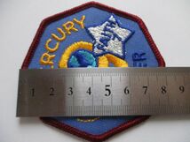 【送料無料】90s マーキュリー計画『MERCURY 9』刺繍ワッペン/アトラス パッチUSAアップリケ宇宙飛行士ロケットFaith 7デッドストック U4_画像9