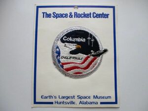 【送料無料】80s スペースシャトル『STS-2』コロンビア号COLUMBIA刺繍ワッペン/パッチUSAアップリケ宇宙飛行士ロケットJAXA宇宙船 U5