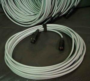 PA for speaker cable 20m gray with strap XLR(3 pin ) male female specification 