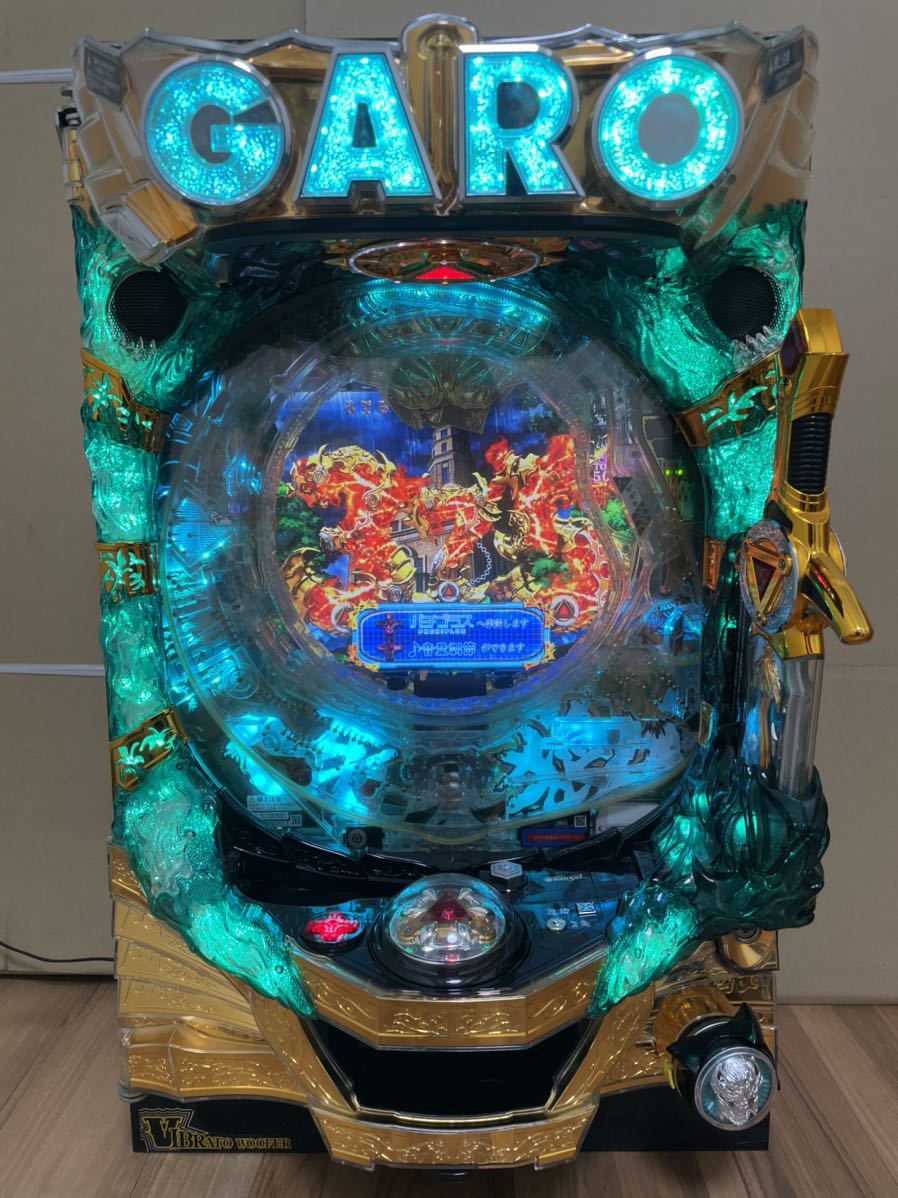 良好品】 CR牙狼 牙狼 金色になれ399ver 魔戒ノ花 中古実機 保障できる