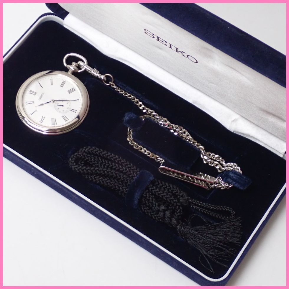 オイルペイント SEIKO 懐中時計 シルバー925 JAL コラボ - 通販 - www