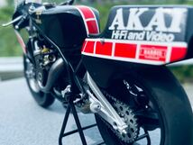 自作完成品 タミヤ 1/12 アカイ ヤマハ YZR500 キットから製作しました_画像5