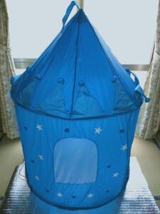 [ unused ]. castle. tent & ball set blue 