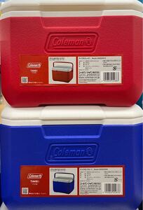 【2個セット】新品未使用 Coleman テイク6 クーラーボックス ブルー+レッド 送料無料