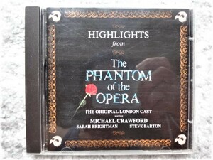 A【 オペラ座の怪人 HIGHLIGHTS FROM THE PHANTOM OF THE OPERA 】CDは４枚まで送料１９８円