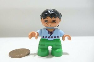 #0908 Lego Duplo блок fig девочка три плетеный # детали кукла 