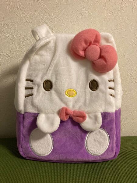 ハローキティ サンリオ 蝶ネクタイのふわふわバッグ