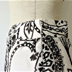 ■上質美品 【 Modify 】モディファイ 高級 日本製 スカート【38】 9号 M 送料198円 ブラウン シャンタン b1735の画像5