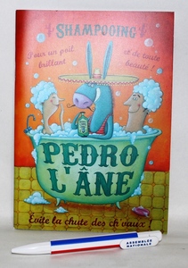 フランス文房具　Amandine Piu社製のノート　PEDRO L'ANE、フランス国民議会のオリジナルボールペン　セット　