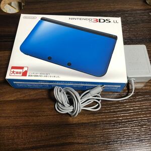 【あMv94】ニンテンドー3DS LL ブルーブラック Nintendo 3DS 動作確認済み 任天堂 Nintendo 3DS LL 