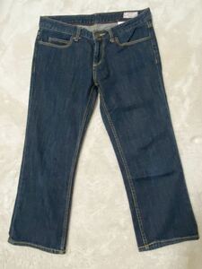 HUSHUSH Denim capri pants size L beautiful goods 