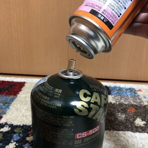 ガス詰め替えアダプター cb缶からod缶 ブタンキャニスター充填