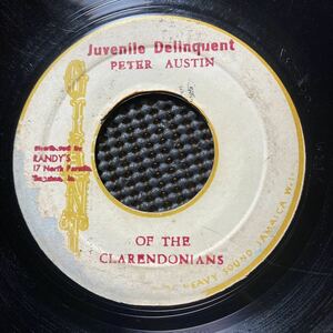 ‘71 // Peter Austin Of The Clarendonians - Juvenile Delinquent