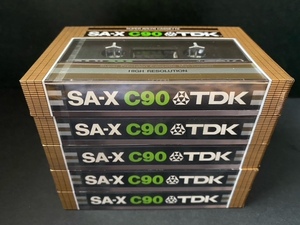 TDK SA-X C90 (CrO2/ハイポジション) 5本セット 新品　未使用品 