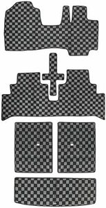  new model Spacia floor mat custom mat MK53S luggage mat trunk mat full set mat gray check 6P