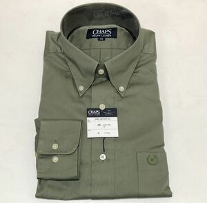 702【CHAPS】 長袖シャツ　Ｍ　●CHOYA● ラルフローレン★チャプス★〈Ralph Lauren〉●ボタンダウン●綿100％●