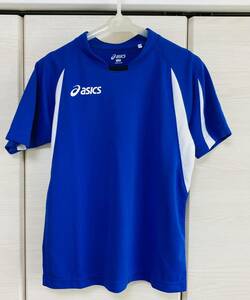 【新品未使用】キッズ ゲームシャツ 140センチ Tシャツ アシックス ASICS サッカー ジュニア 野球 バスケット バレー運動着 テニス 卓球