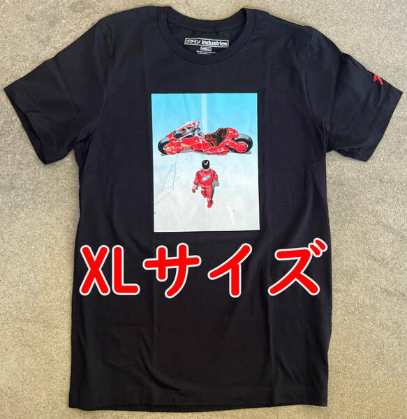 【送料無料】新品XL kaneda t-shirt BLACK 黒 Hook-Ups 金田akiraアキラ ジェルミクラインindustries 半袖Tシャツ 